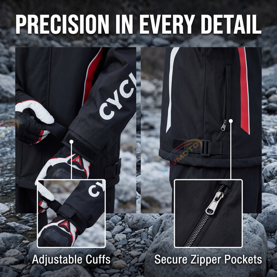 Motorcycle Riding Suit and Rain Gear Set-C12