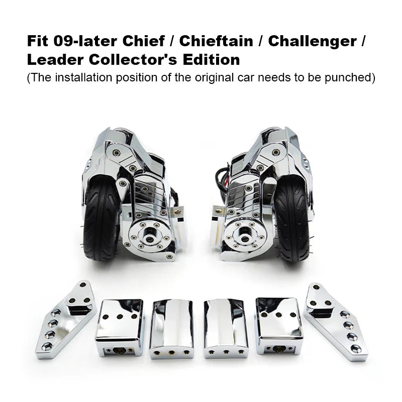 Legup Landing gear installation Motorcycle fit for Indian Chief Chieftian RoadMaster Auxiliary parking bracket landing wheels