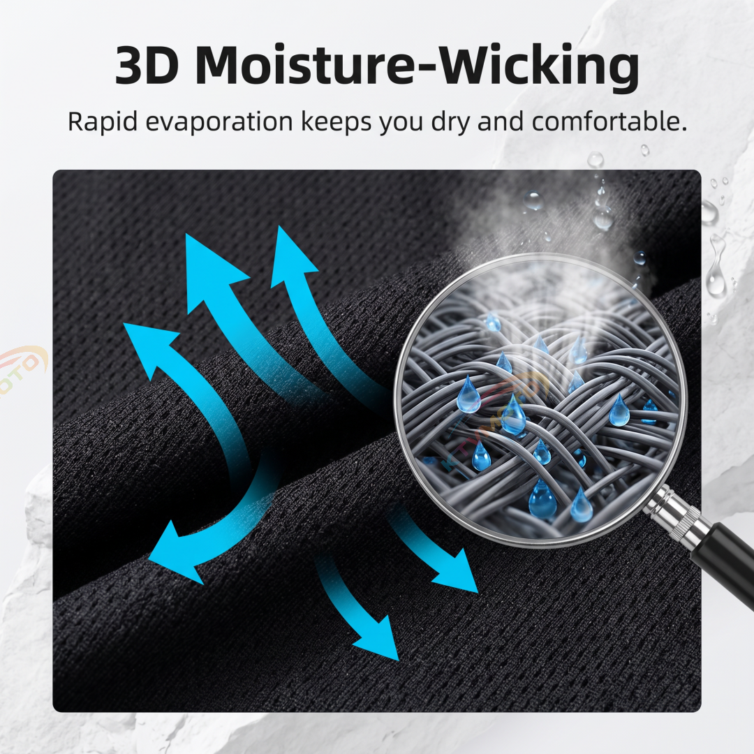 Quick-Drying Motorcycle Riding Gear with Cooling Sun Protection-J84