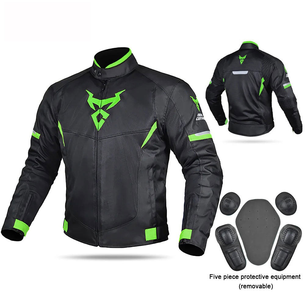 Men's breathable motorcycle riding protective clothing-J26