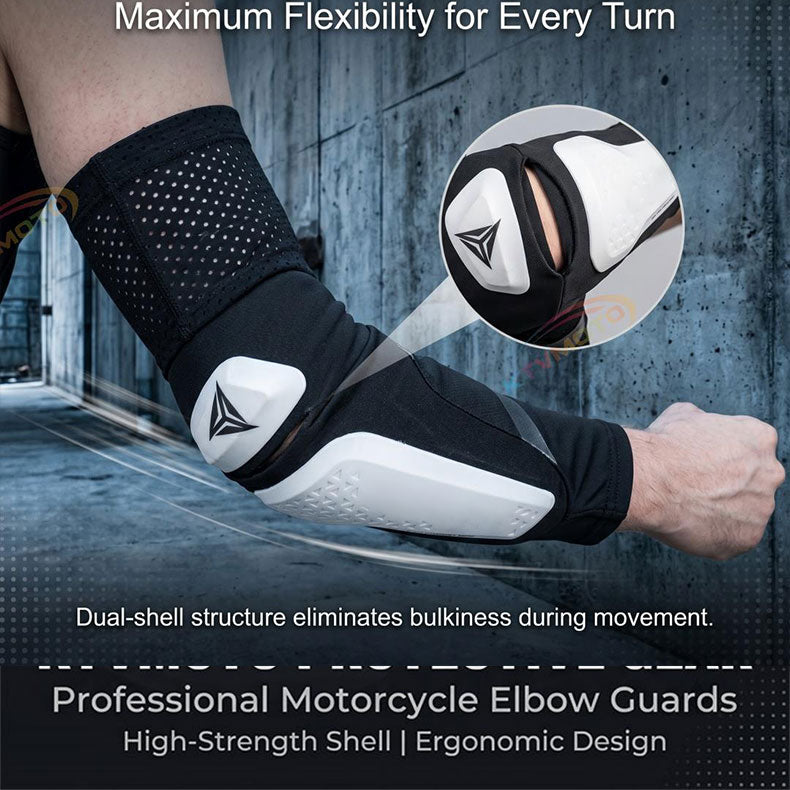 Motorcycle Riding Soft-Shell Protective Elbow Guards-Y26