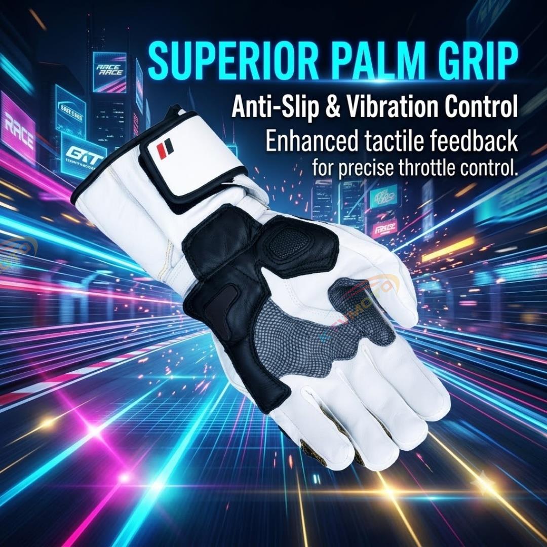 Classic Track Motorcycle Protective Touchscreen Riding Gloves-G93