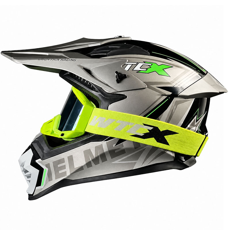 Off-road Motorcycle Helmet with Goggles-I112