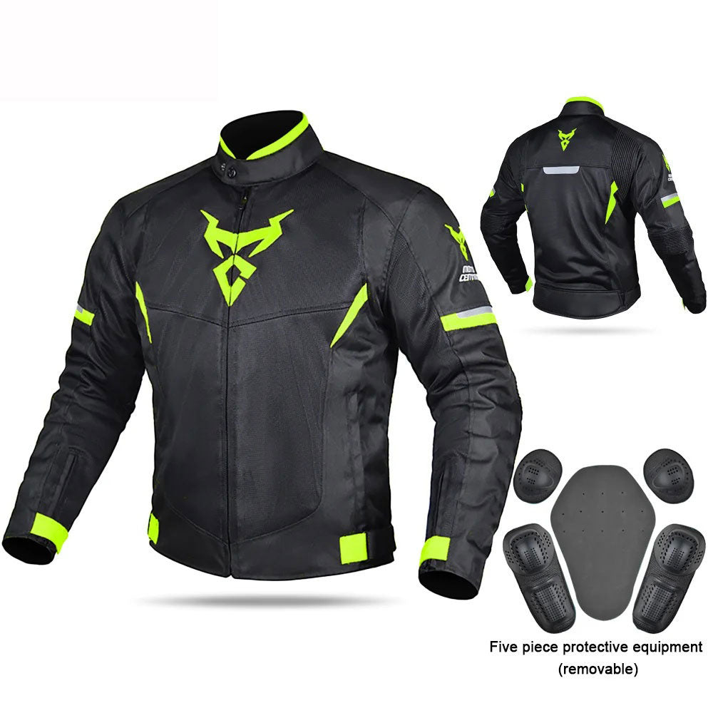 Men's breathable motorcycle riding protective clothing-J26