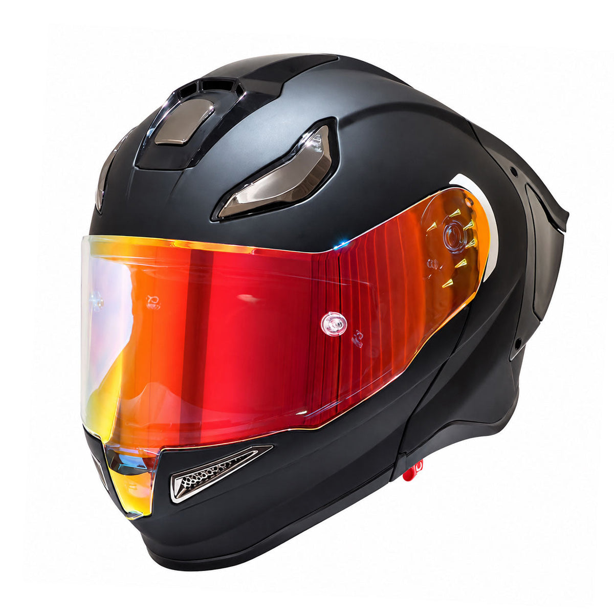 Modular Motorcycle Helmet for Cruising and Track Riding-I309