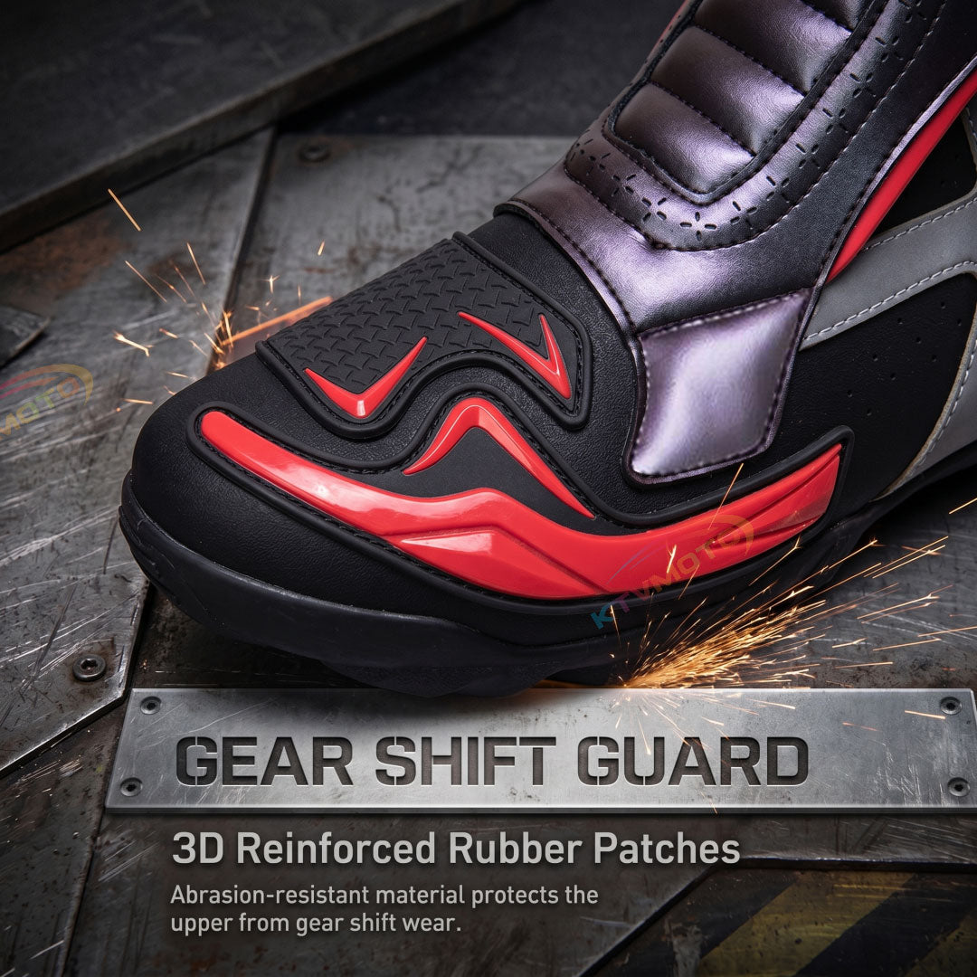 Stylish motorcycle riding boots for outdoor leisure-K123