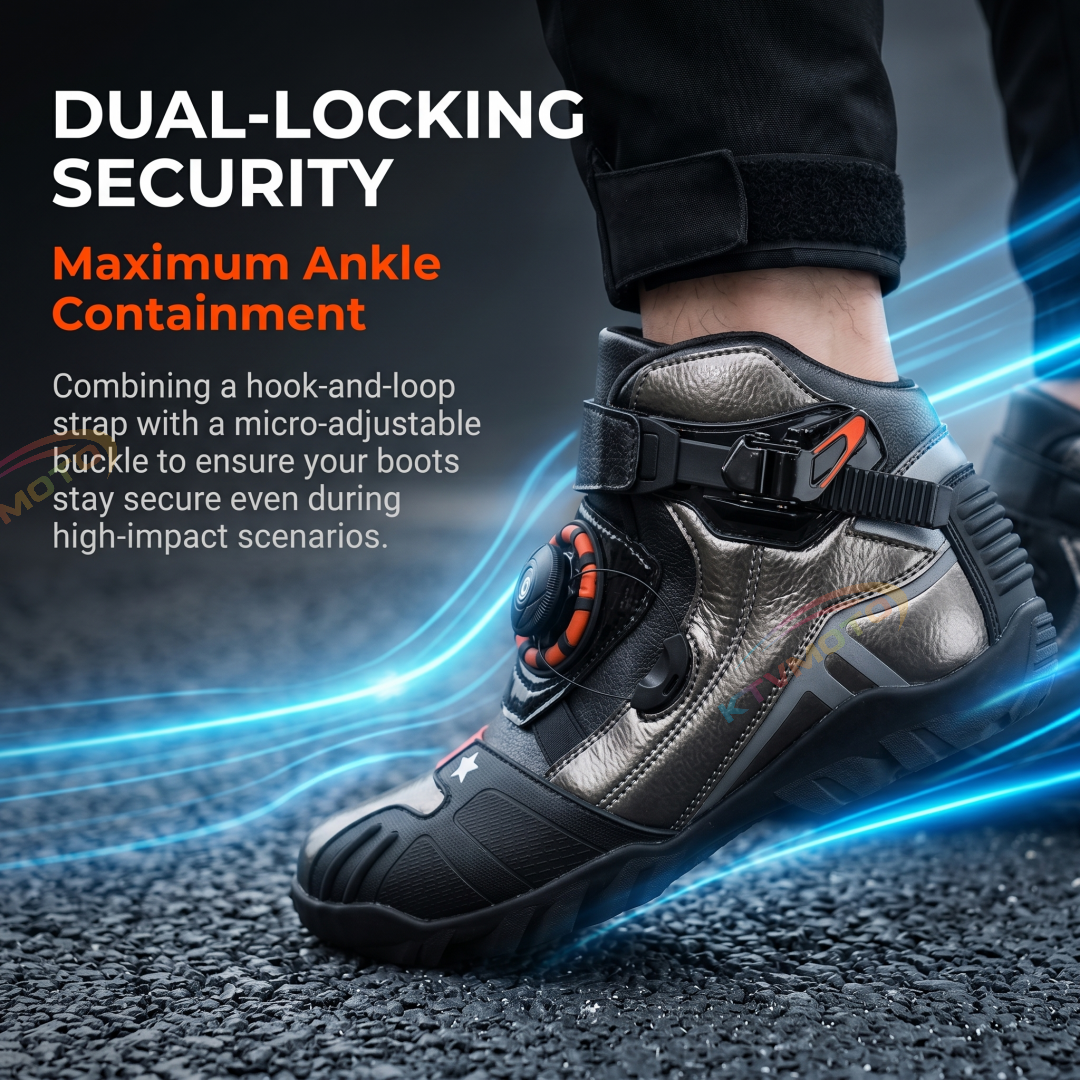 Off-road adventure motorcycle riding boots-K83