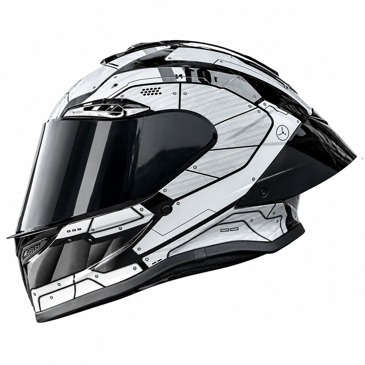 Full-face motorcycle helmet for all-season touring-I307