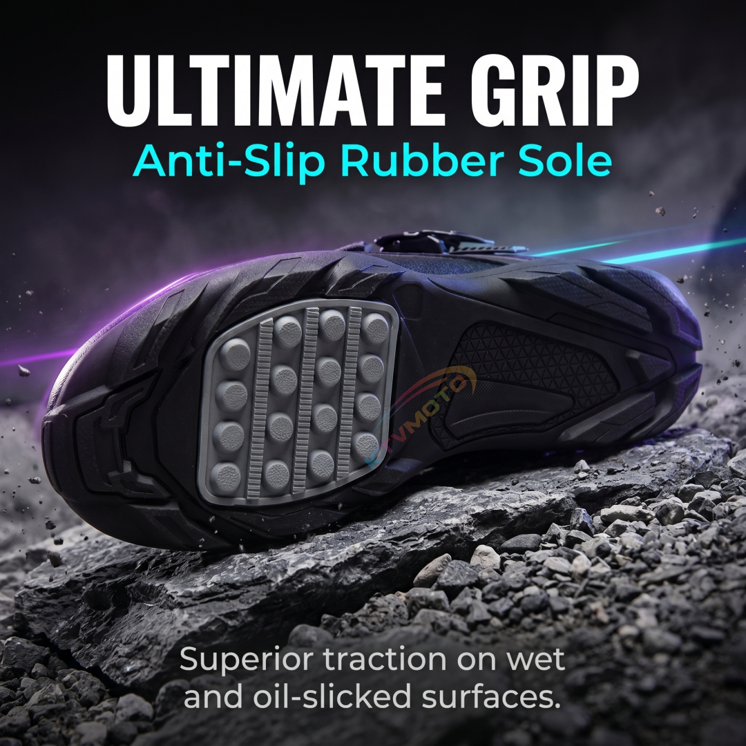 Professional Iridescent Motorcycle Riding Shoes-K135