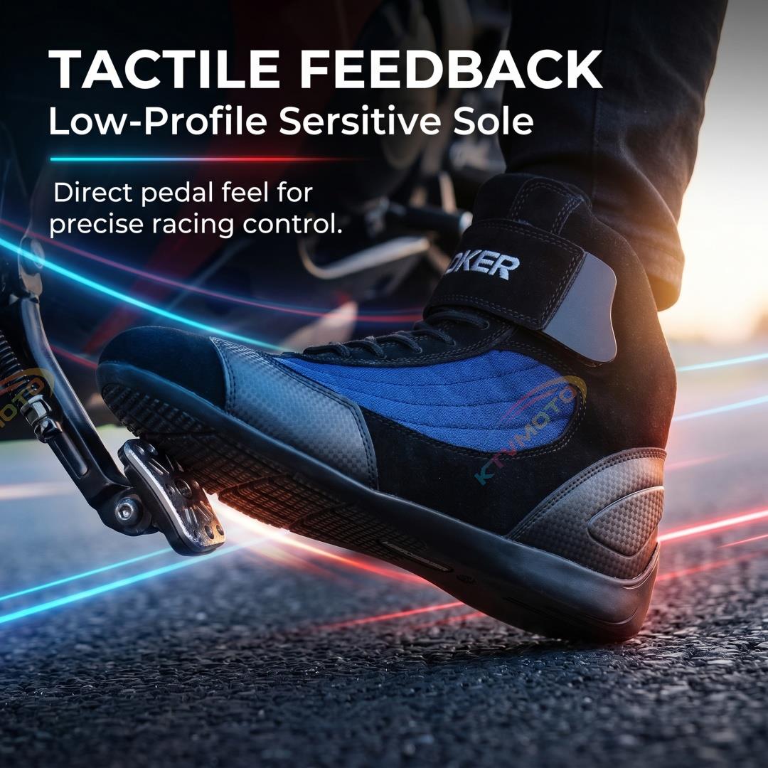 Breathable carbon fiber motorcycle shoes-K159