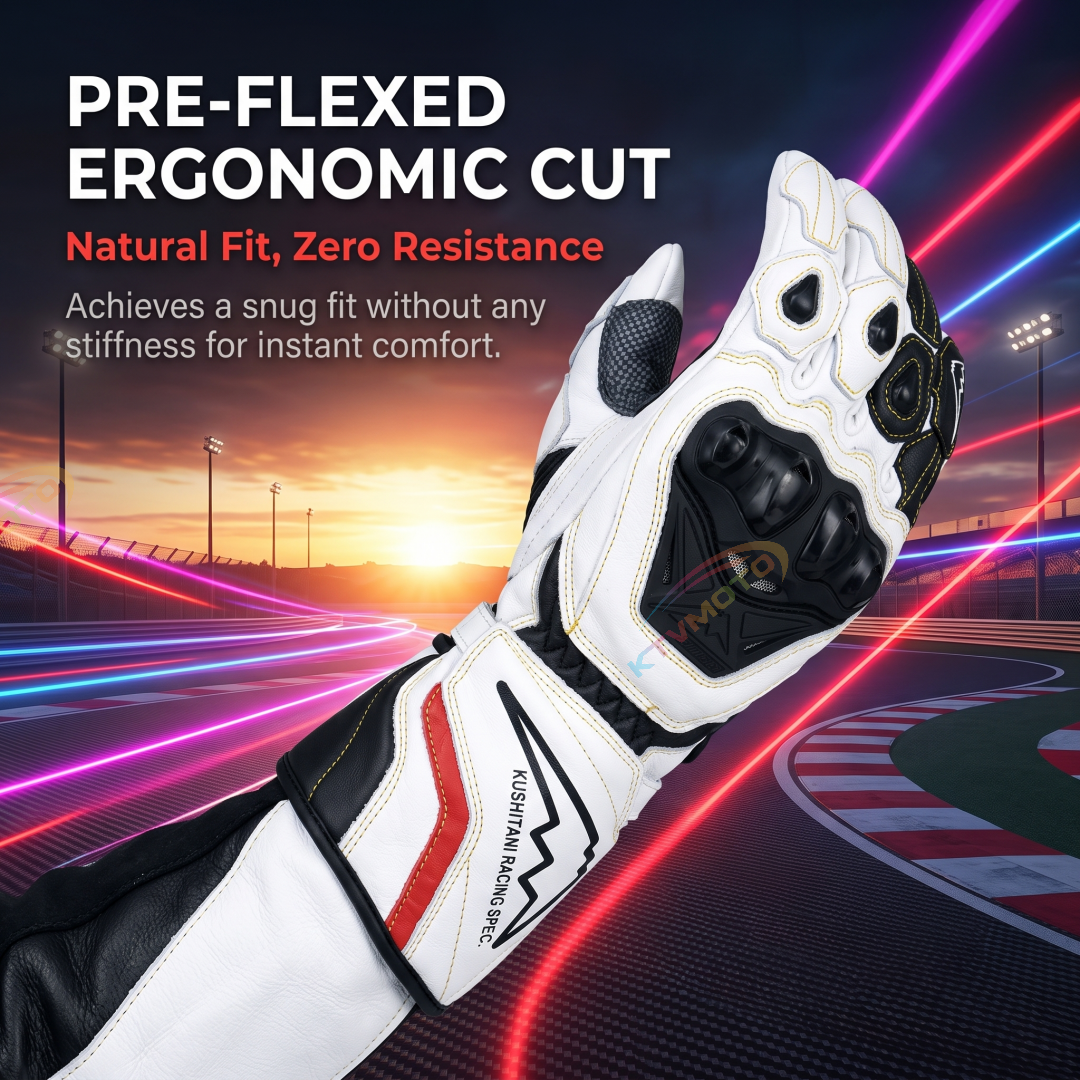 Classic Track Motorcycle Protective Touchscreen Riding Gloves-G93
