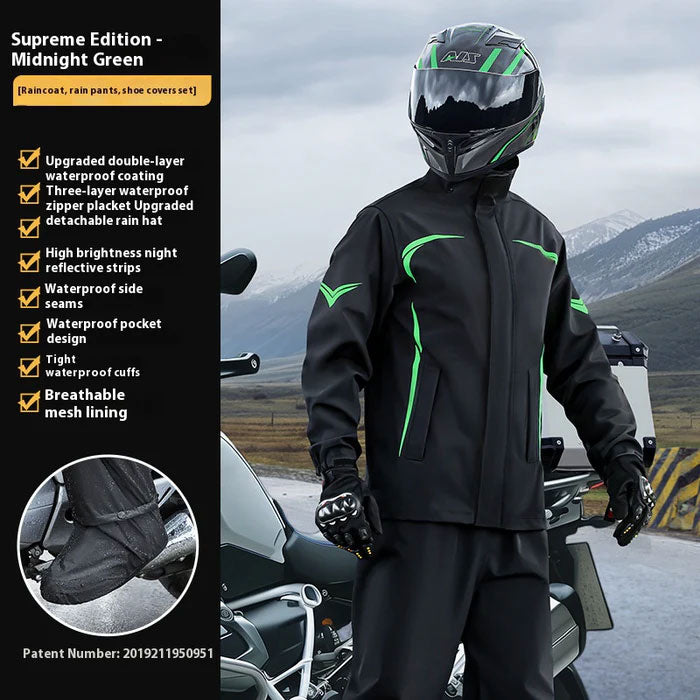 Motorcycle split-style raincoat-C05