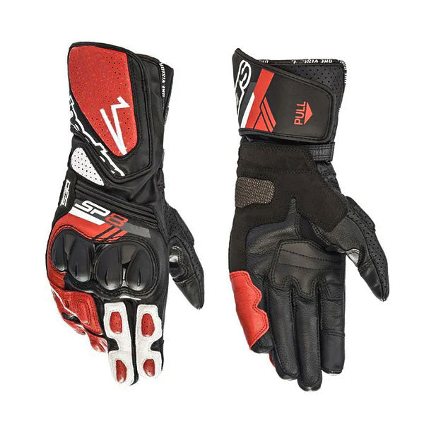 Motorcycle riding gloves made of breathable sheepskin-G86
