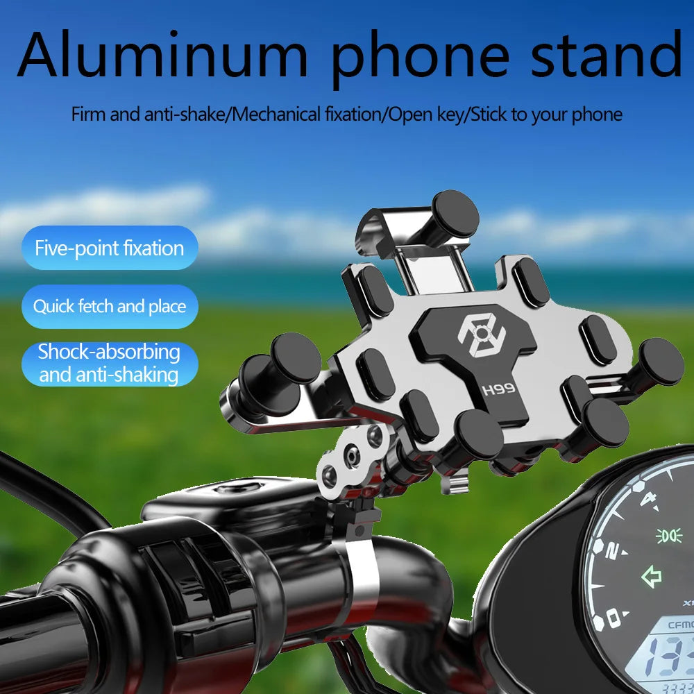 540° Adjustable Shock Absorption Motorcycle Bicycle Stand-H99