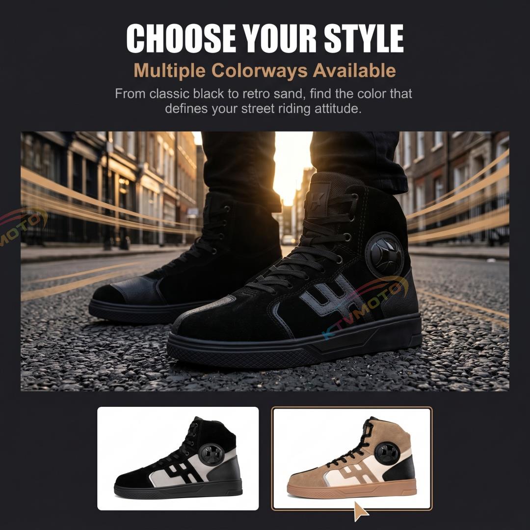 Street Motorcycle Casual Riding Shoes-K50