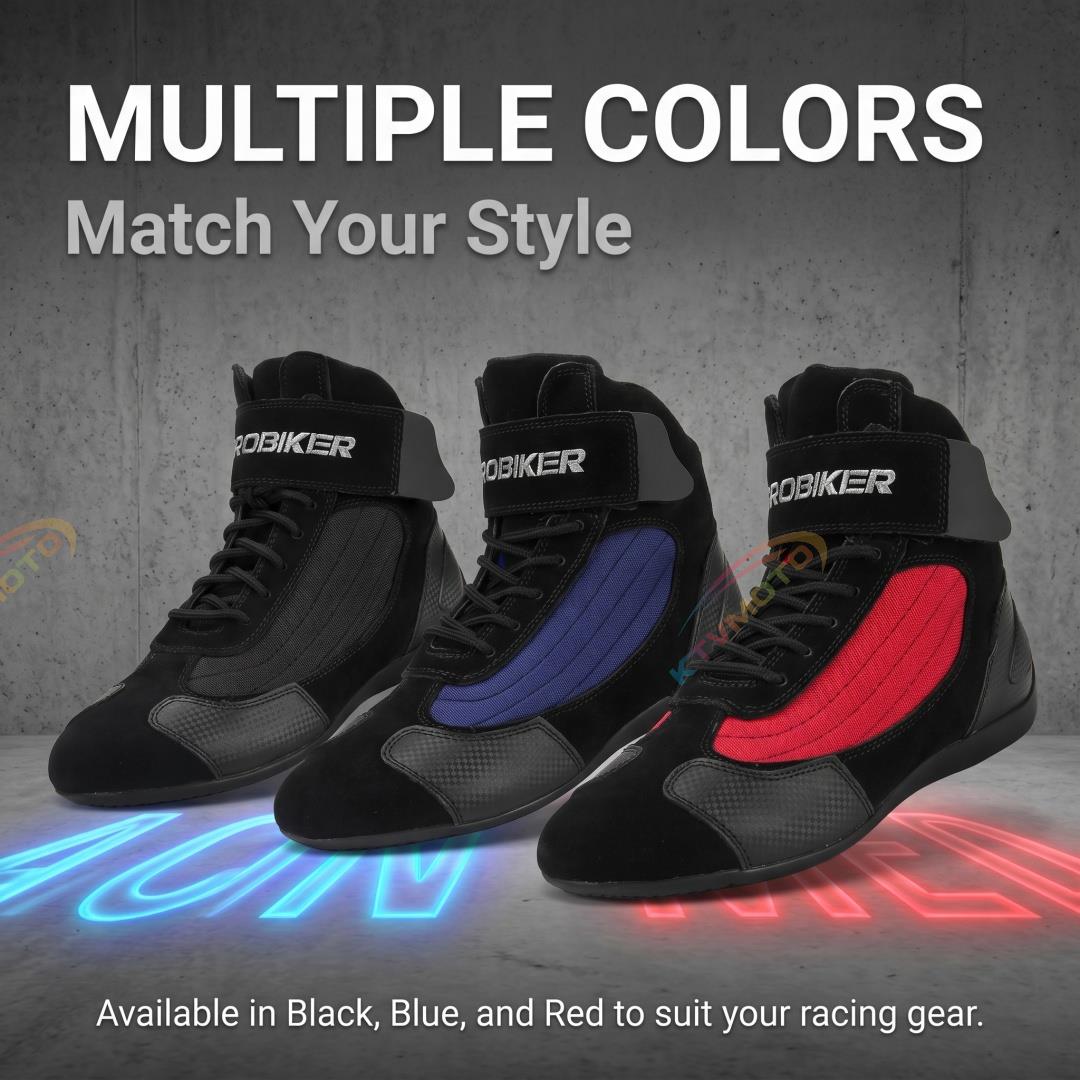 Breathable carbon fiber motorcycle shoes-K159