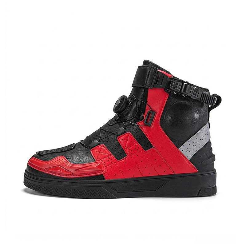 Genuine leather motorcycle riding shoes-K51