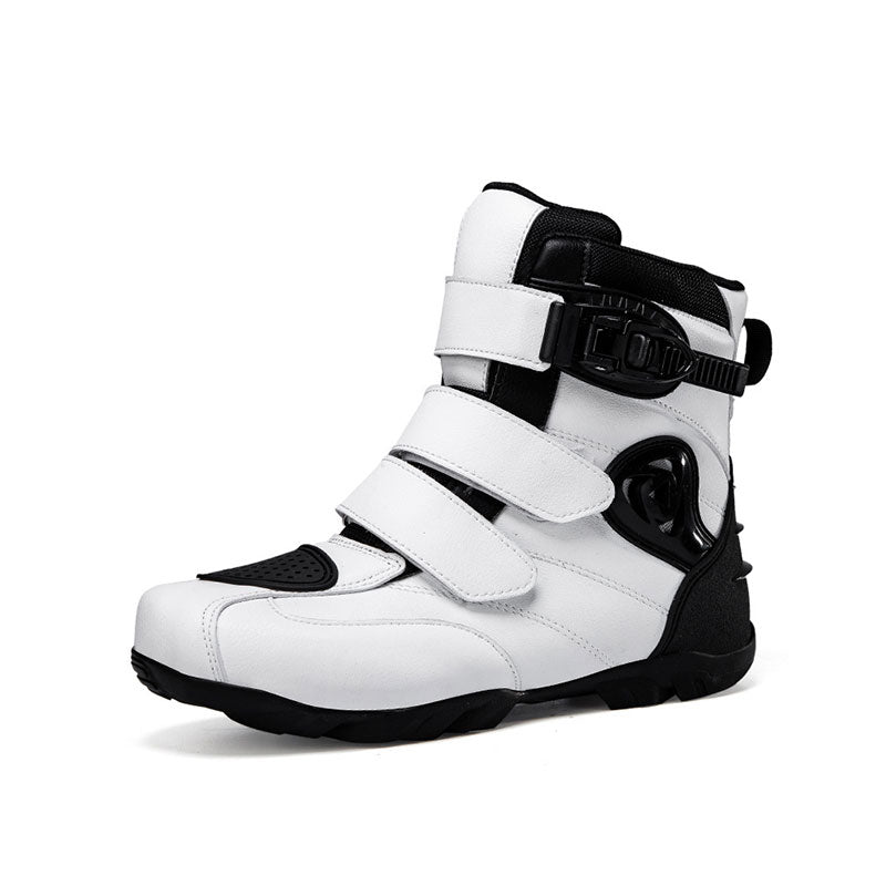 Convenient Velcro Motorcycle Riding Boots-K108