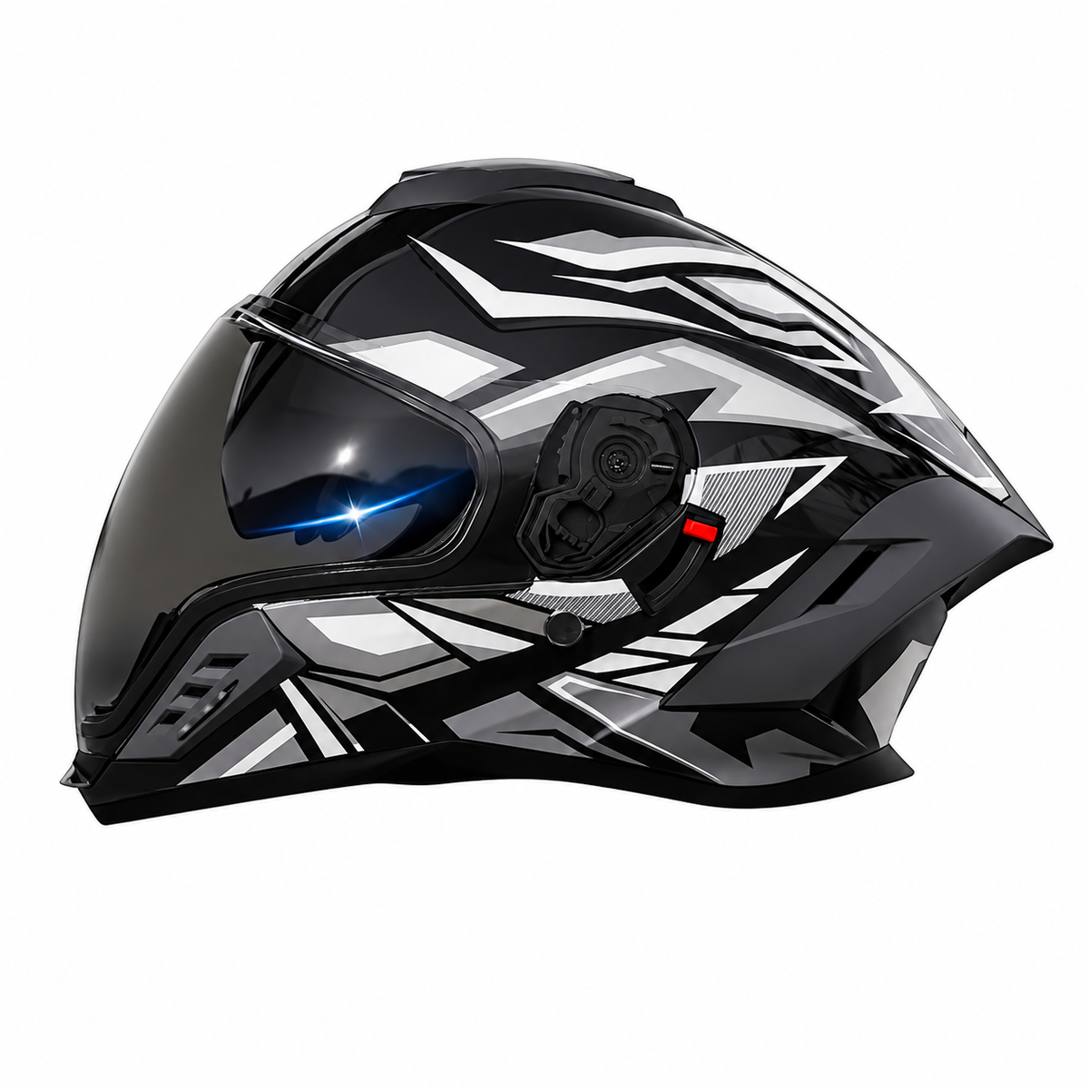 All-season full-face helmet with dual visors-I278