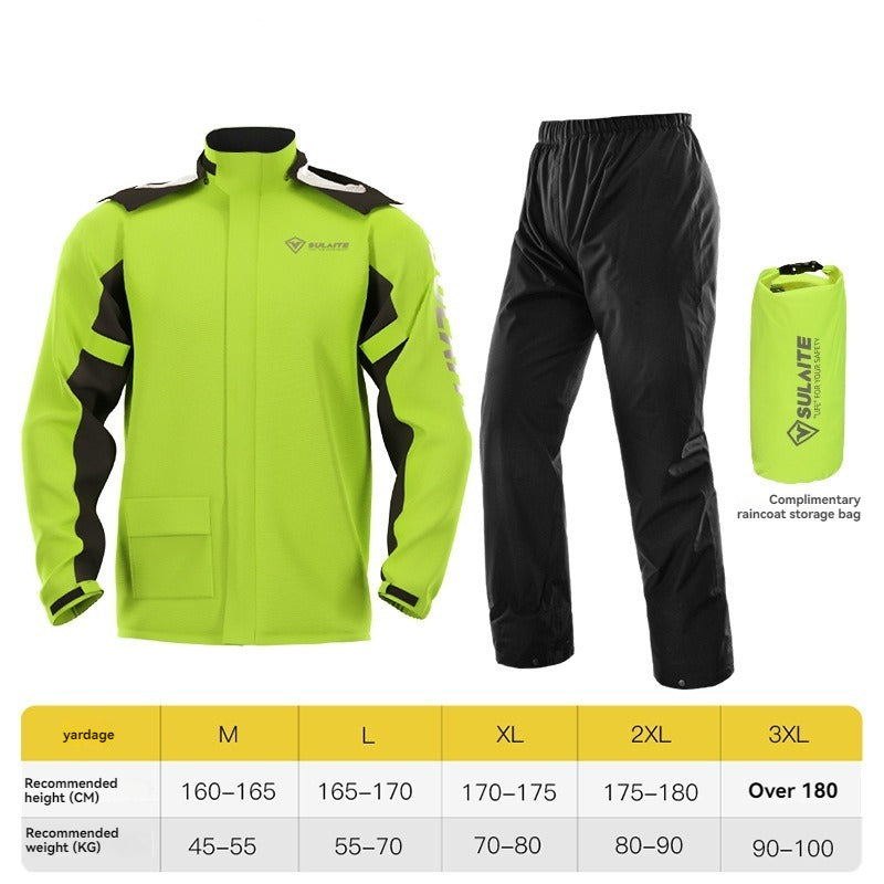 Motorcycle outdoor ultra-thin waterproof raincoat jacket-J19