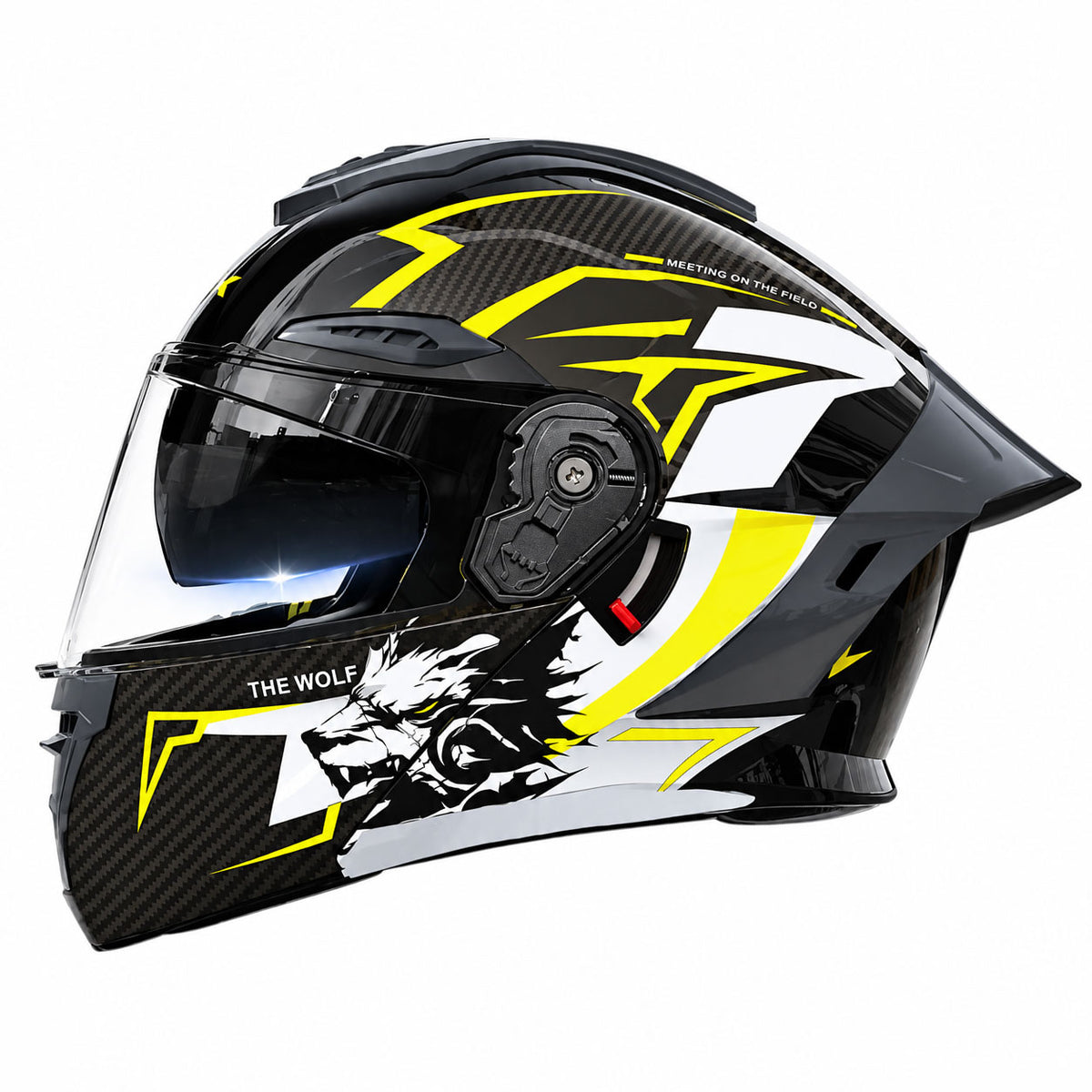 DOT-Certified Modular Motorcycle Helmet with Dual Visors (All-Season)-I287