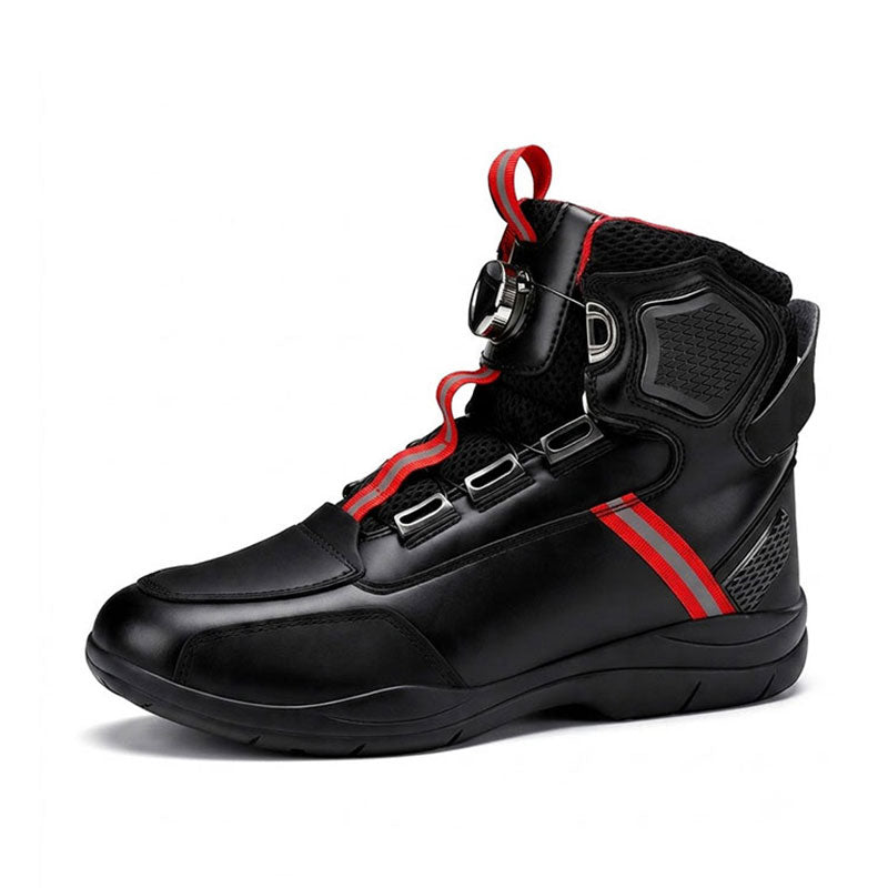 Abrasion-resistant leather motorcycle boots-K87