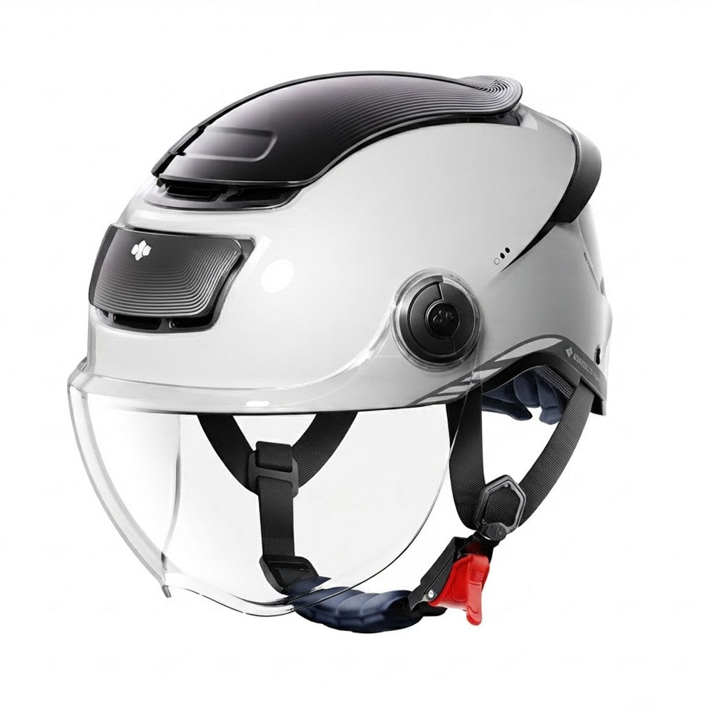 Breathable, sun-protective motorcycle half-helmet-I148