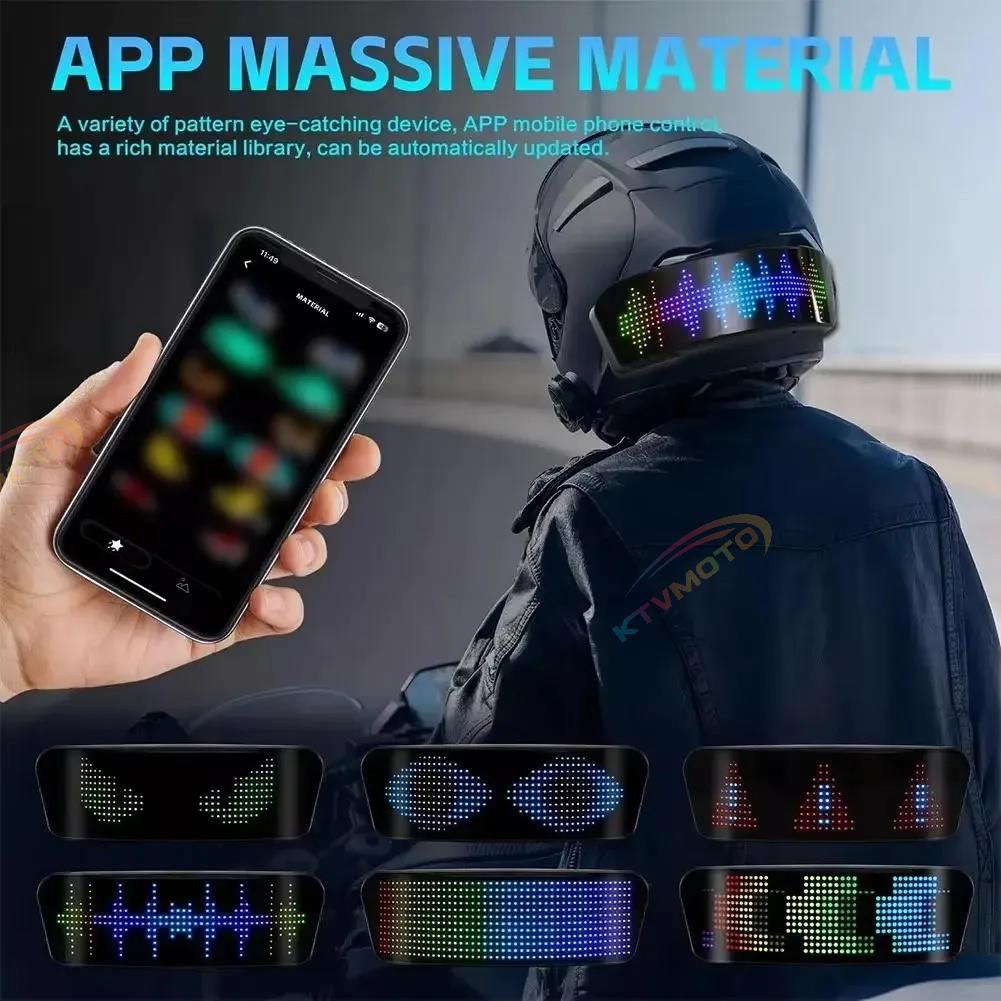 LED Motorcycle, Bicycle, and Electric Bike Sensor Helmet Display-D20