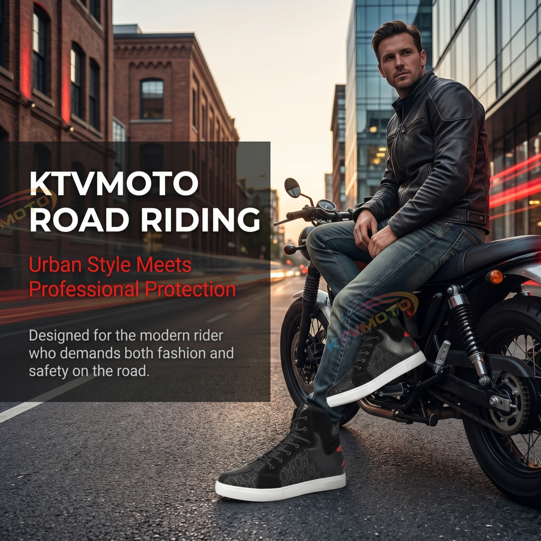 Casual Outdoor Motorcycle Road Riding Shoes-K67