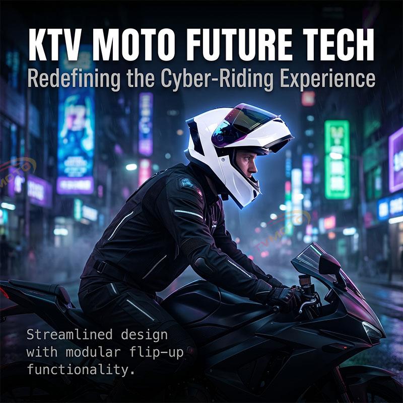 Modular motorcycle helmet with dual flip-up visor (DOT) approved-I66