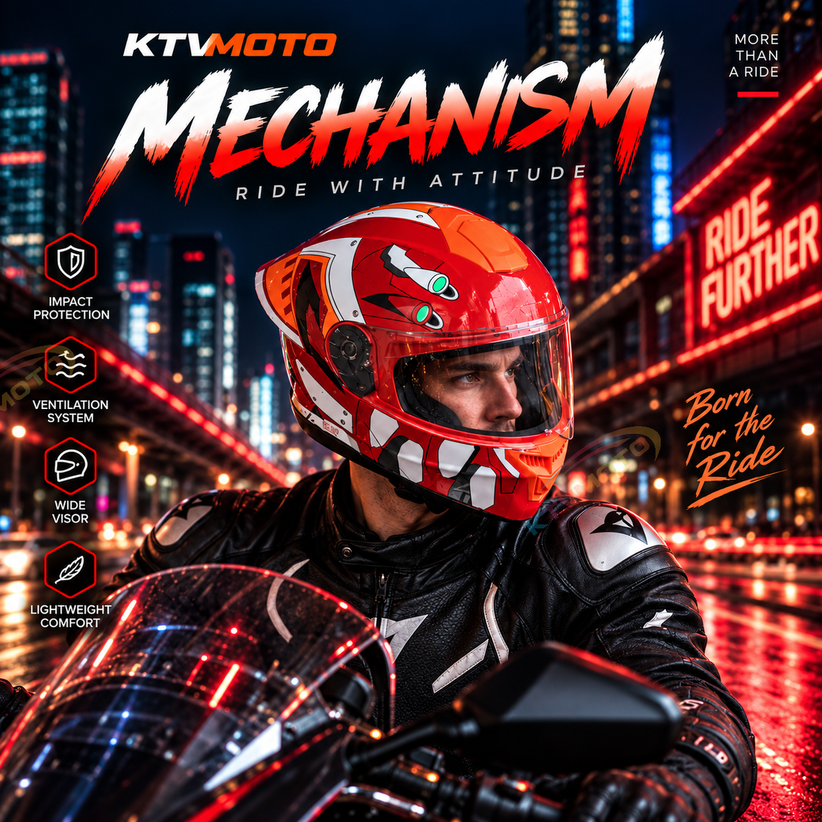 Full-face modular motorcycle helmet with dual visors-I286