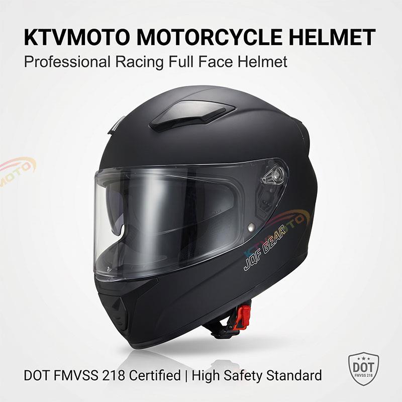 Full-face motorcycle helmet with ventilation holes WS-607