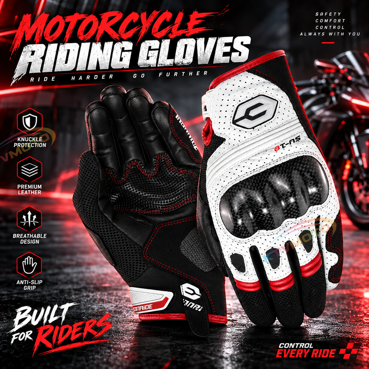 KTVMOTO Summer Motorcycle Protective Gloves-G42