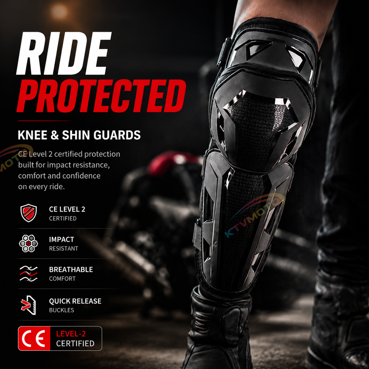 Reflective Motorcycle Crash Protection Gear-Y29