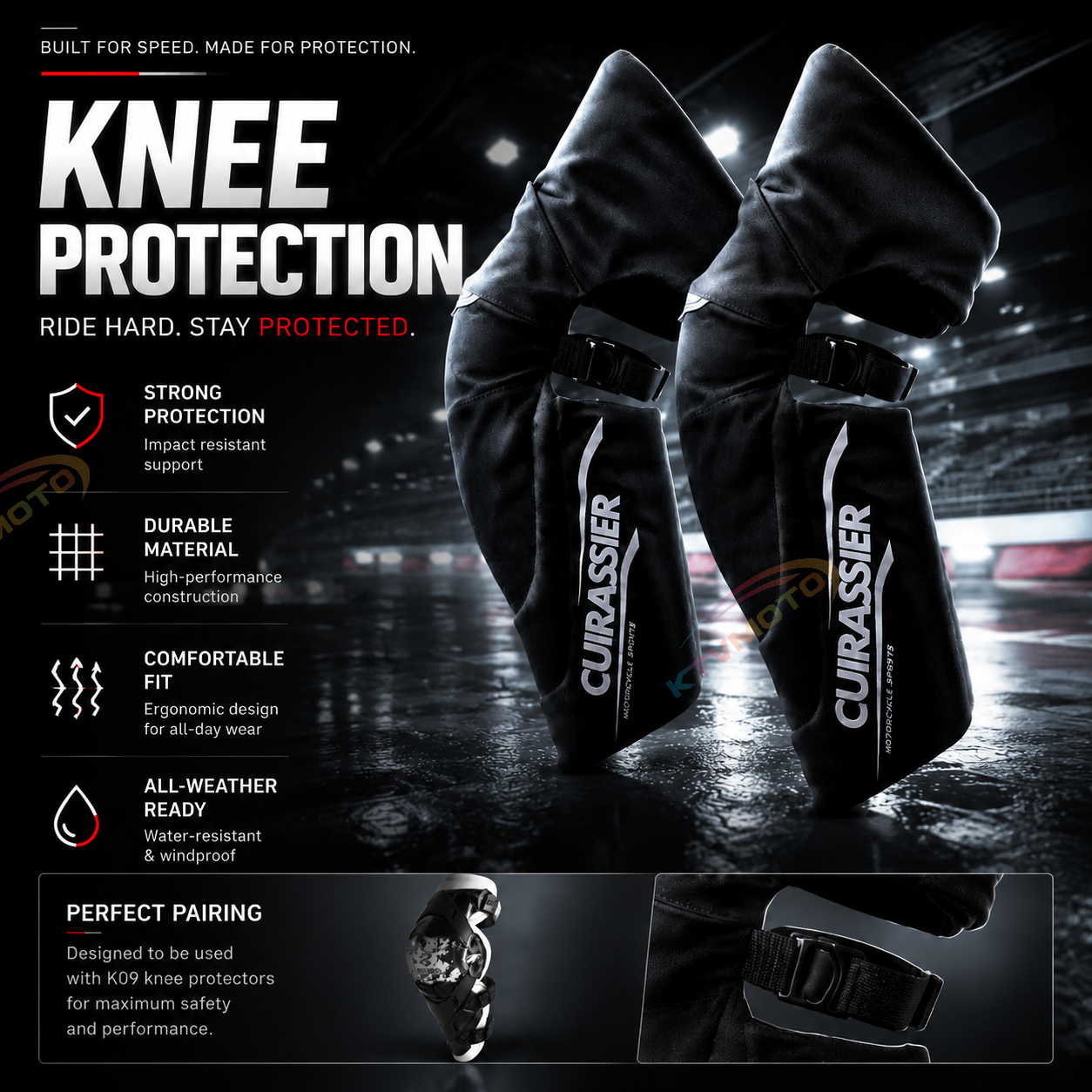 CE-certified reflective protective gear for street motorcycles-Y35