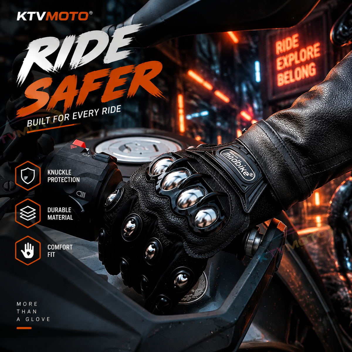 KTVMOTO Tactical Training Motorcycle Gloves-G02