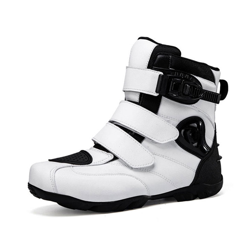 Convenient Velcro Motorcycle Riding Boots-K108