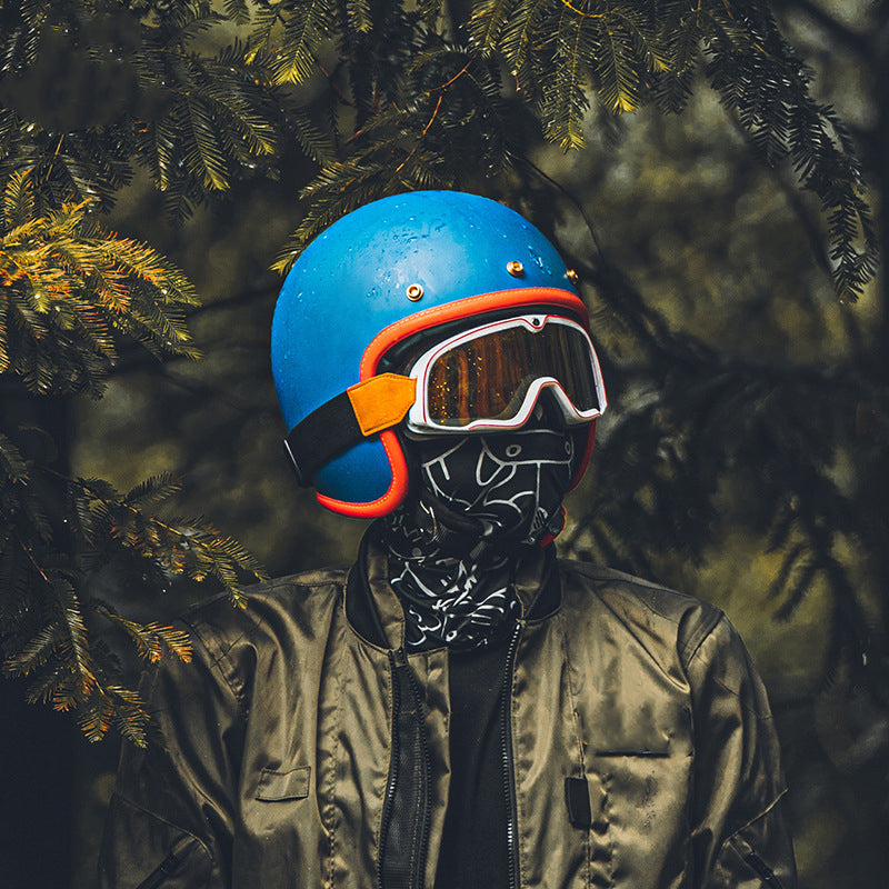 Summer Harley Retro Cruiser Half Helmet - I129