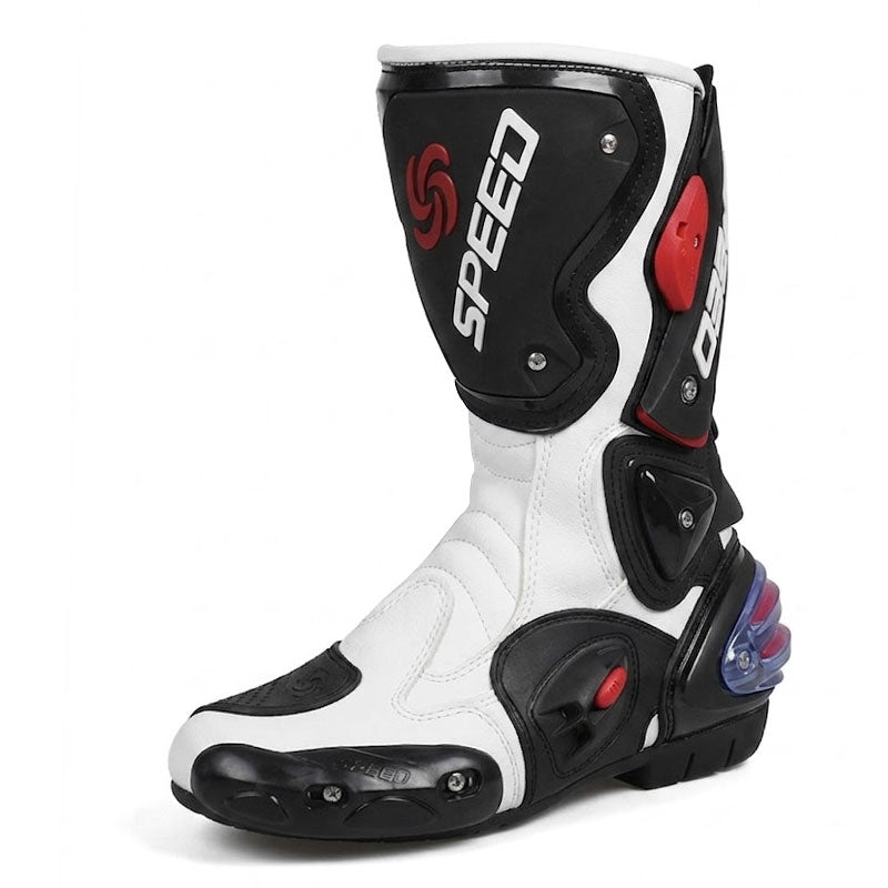 Professional Riding Motorcycle Protective Gear Shift Microfiber Leather Boots-K05