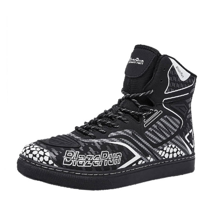 Non-slip rubber-soled sports motorcycle boots-K95