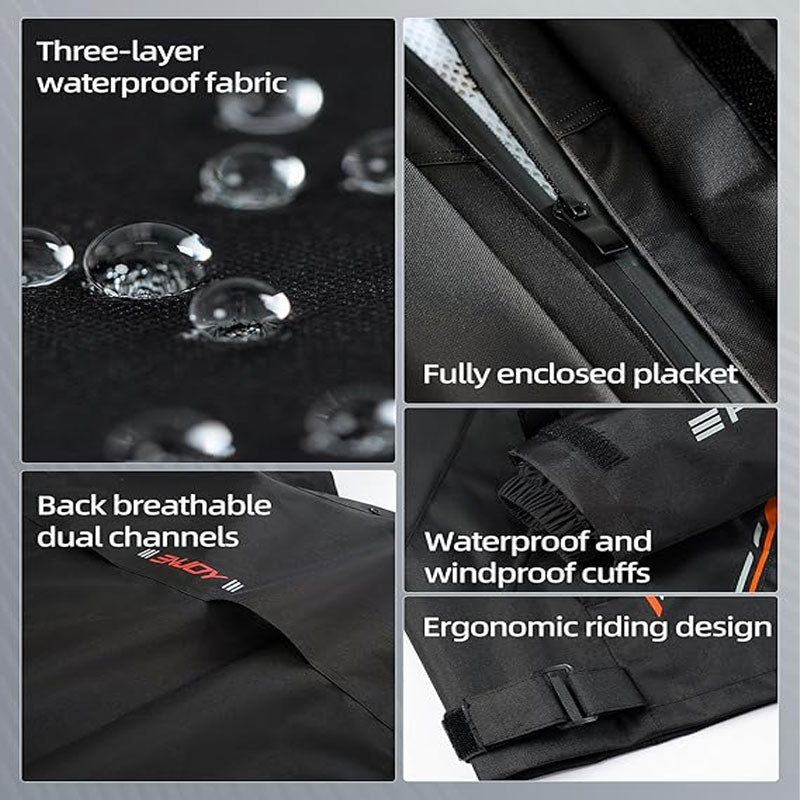 Split type riding raincoat set-C02