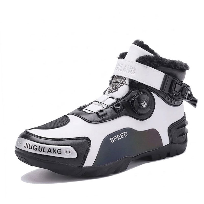 CE Certified Retro Genuine Leather Off-Road Motorcycle Boots - K15