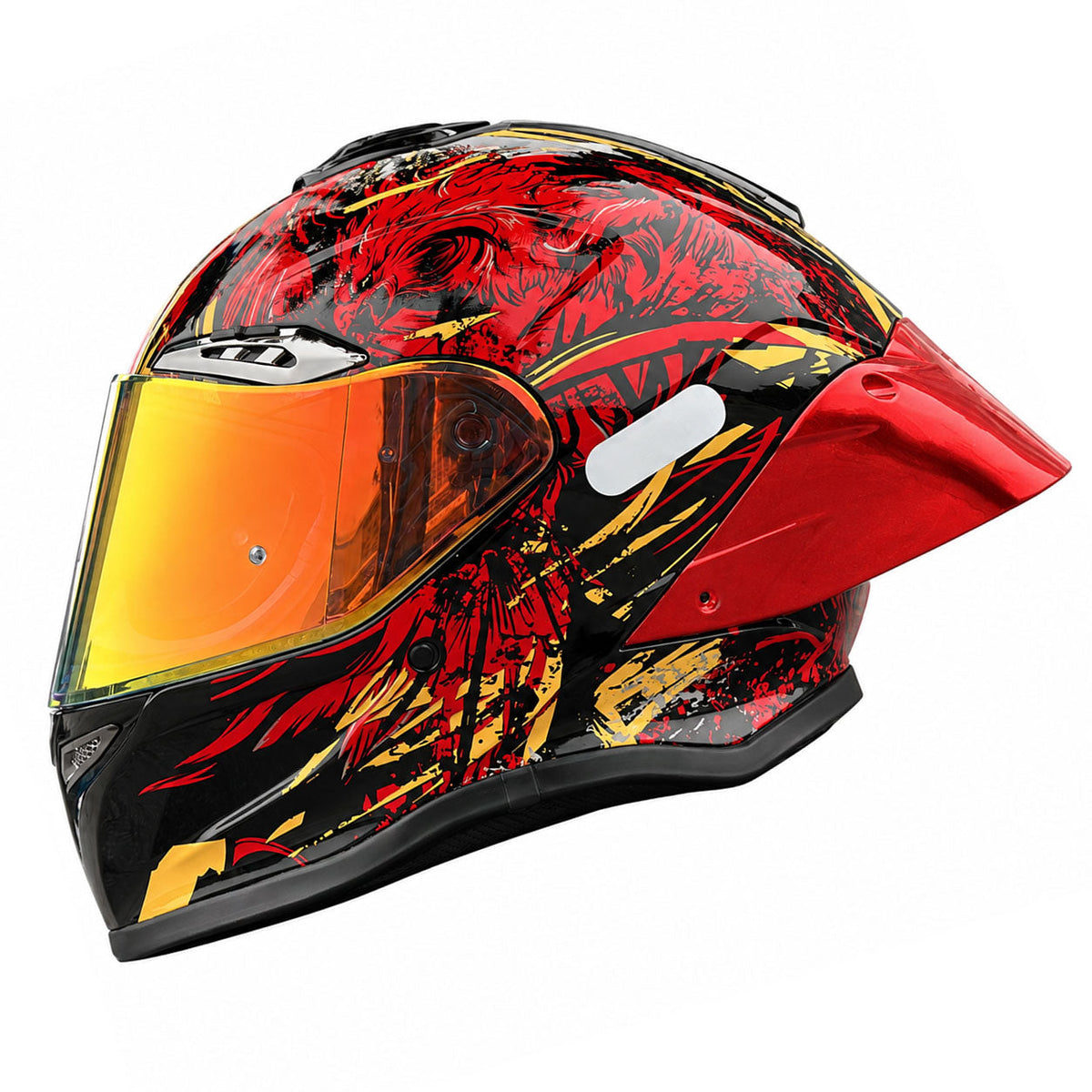 Full-face motorcycle helmet for all-season touring-I307