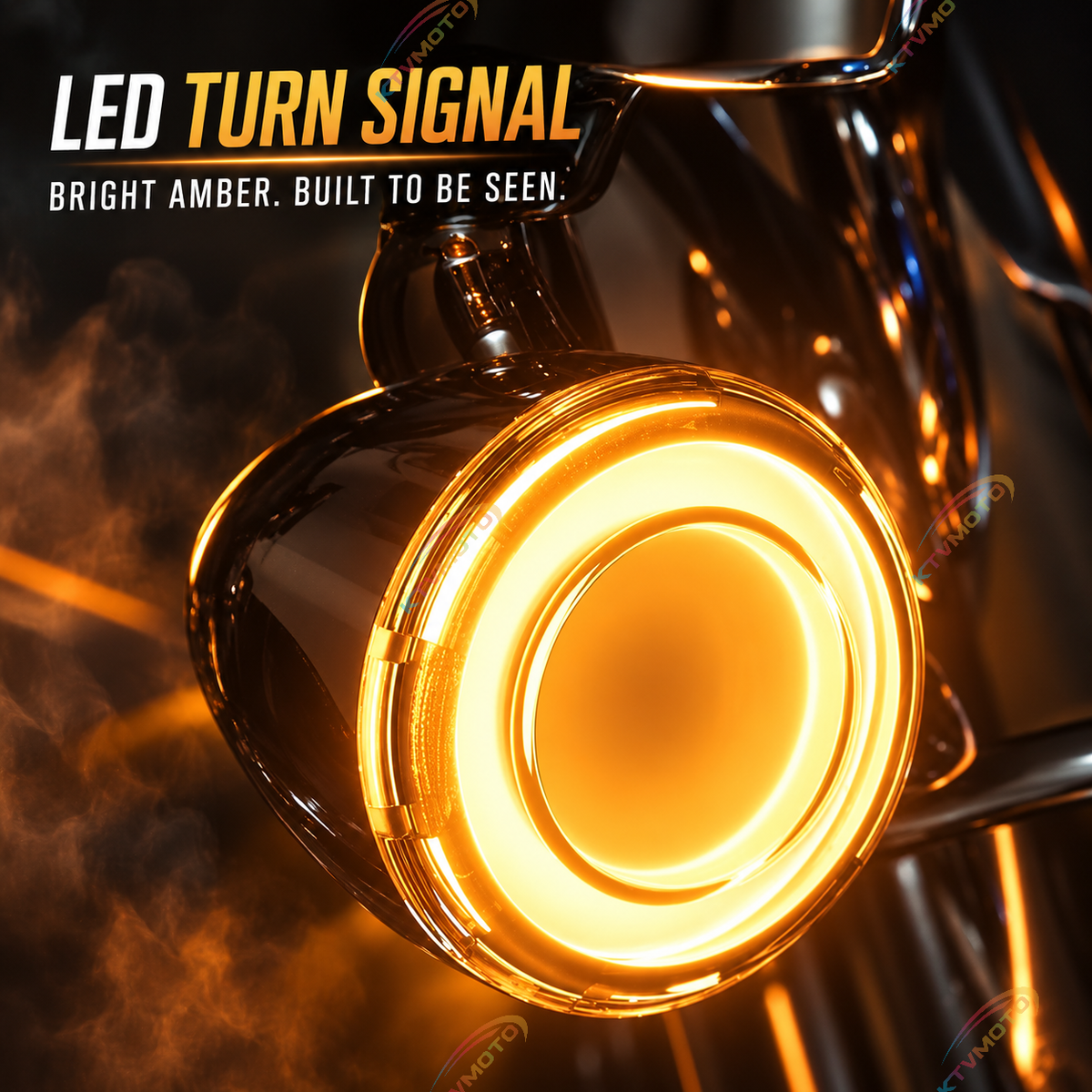 KTVMOTO Harley Halo Running & Turn Signal Lights for Motorcycles -ML09
