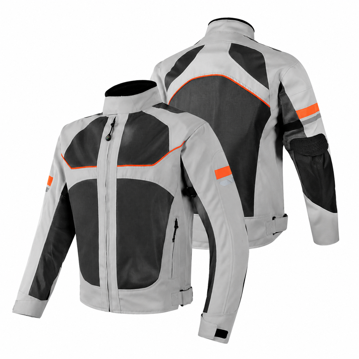 Motorcycle riding suit with reflective mesh（CE Grade）-J80
