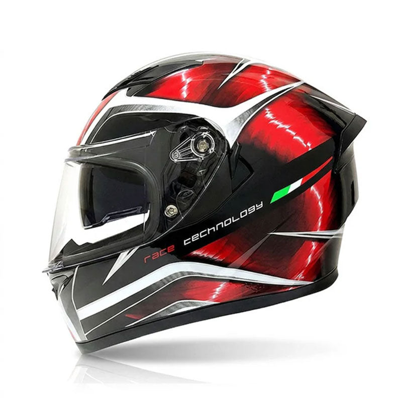 Street Racing Motorcycle Anti-Fog Full-Face Helmet-I106