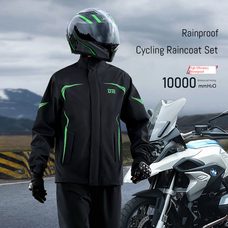 Motorcycle split-style raincoat-C05