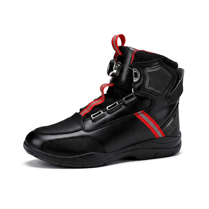 Abrasion-resistant leather motorcycle boots-K87