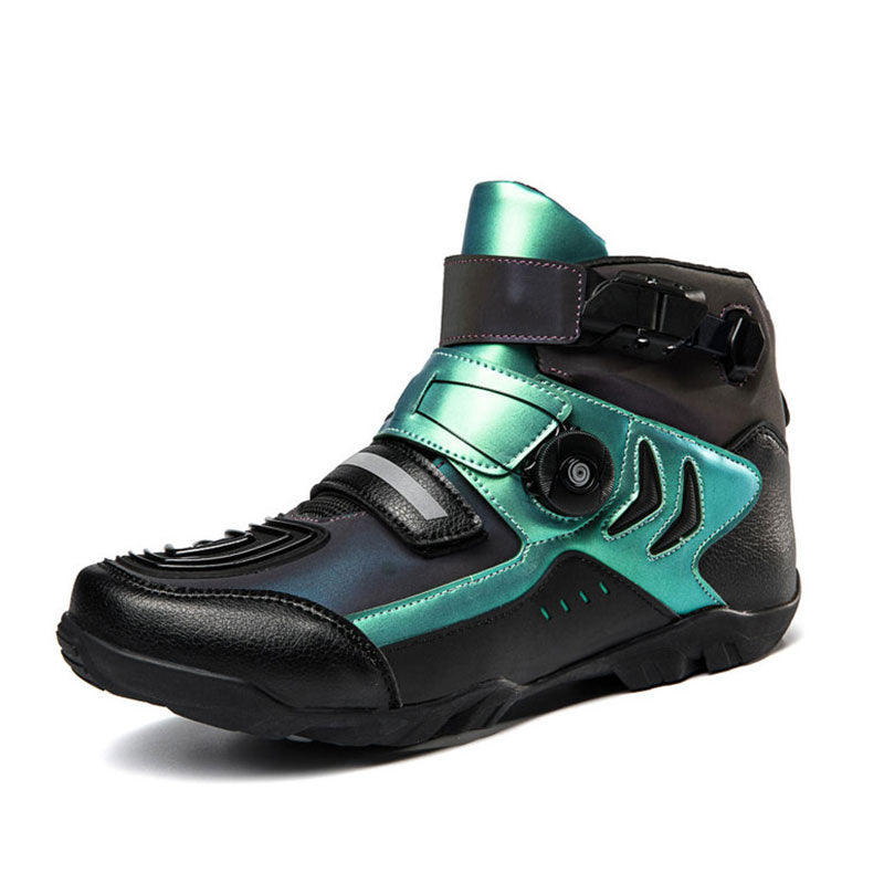Iridescent Aurora Off-Road Motorcycle Boots-K82