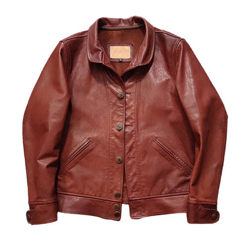 Einstein same style leather jacket genuine leather-A22